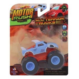 MOTOR RUSH CAMIONETA PATONA CELESTE 10CM EN BLISTER -IK0496