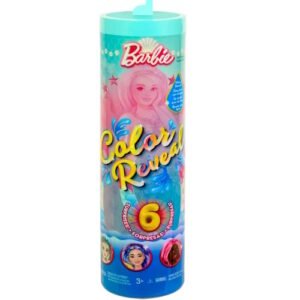 BARBIE COLOR REVEAL SIRENA CON SORPRESAS -HRK12/HTH45