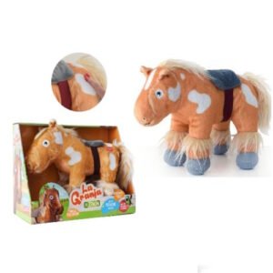 PELUCHE CABALLO PERCHERON MUSICAL EN CAJA -8037BP