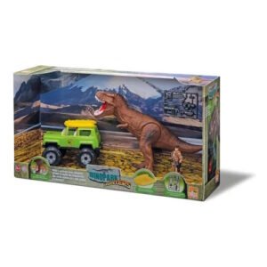 SET DINOPARK HUNTERS DINOSAURIO CON VEHICULO Y ACCESORIOS -0584