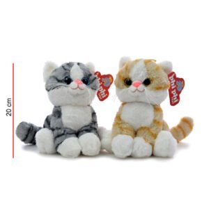 GATO PARADO OJOS VIDRIOSOS 20CM -3971