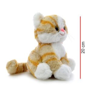 GATO PARADO OJOS VIDRIOSOS 20CM -3971