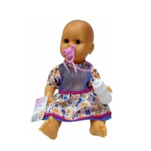 MI BEBE MEDIANO EN BOLSA CON MECHON Y ARITOS -194