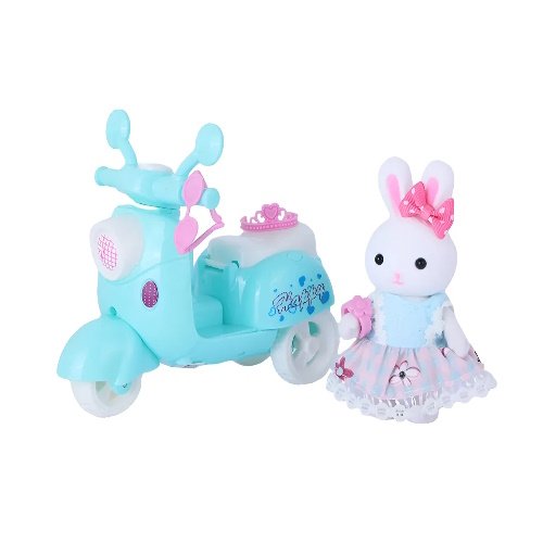 CONEJO CON SCOOTER CON ACCESORIOS BAY DREAMY -7080 - Image 3