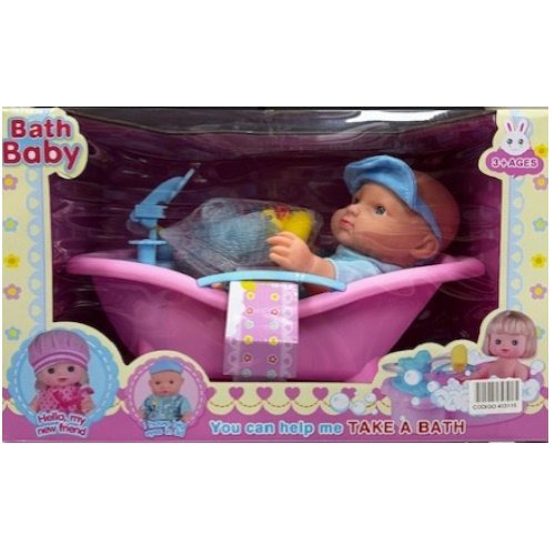 BEBE C/ BAÑERA EN CAJA -036/0107