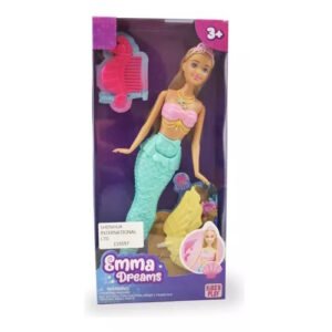 MUÑECA EMMA DREAMS SIRENA CON ANIMALITO DE MAR -CKSUR1008