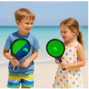 JUEGO PALETAS DE MADERA CON VELCRO -9060049