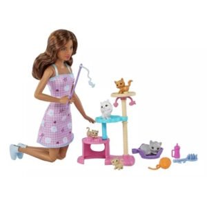 BARBIE CUIDADO DE GATITOS -HHB70