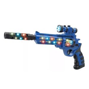 REVOLVER A PILAS CON LUZ SONIDO Y VIBRACION -8133