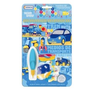 AGUA WOW TRANSPORTES CON LAPIZ MAGICO -0523