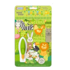 AGUA WOW MUNDO ANIMAL CON LAPIZ MAGICO -0522