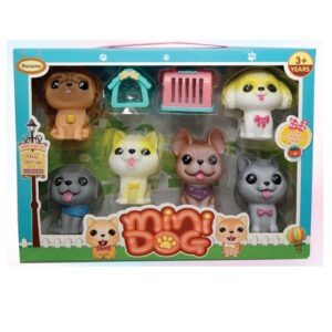 MINI DOG PERRITOS X6 CON ACCESORIOS -6826