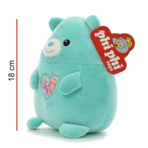 ANIMALITO CON CORAZON TRANSPARENTE 18CM -8214