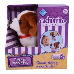 MASCOTA PERRO SAN BERNARDO CON MOVIMIENTO Y SONIDO TIERNAS MASCOTAS -6325