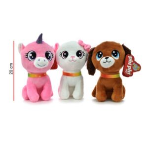 GATO/PERRO/UNICORNIO 20CM -4504