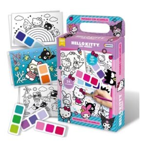 PINTANDO CON ACUARELAS HELLO KITTY -9847