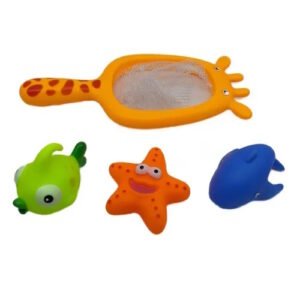 RED DE PESCA CON ANIMALITOS DEL MAR PARA EL AGUA -BX015