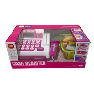 CAJA REGISTRADORA ROSA A PILAS CON ACCESORIOS -ZY1543709