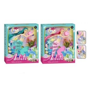 MUÑECA ANBIBI SIRENA CON LUZ Y SONIDO -ZY1614537