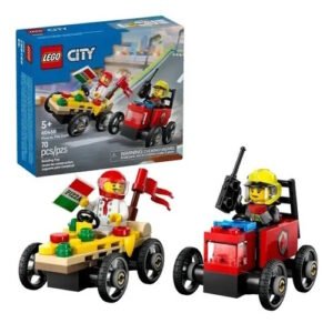 60458 LEGO CITY AUTO DE PIZZA VS CAMION DE BOMBEROS