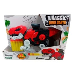 JURASSIC DINO DARTS PISTOLA LANZA DARDOS -2876