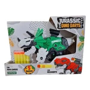 JURASSIC DINO DARTS PISTOLA LANZA DARDOS -2876