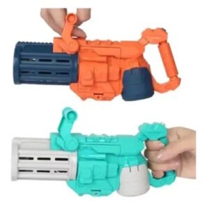 AMTRALLADORA GATLING LANZA BURBUJAS CON LUZ -BU10