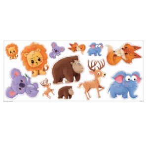 PUZZLE INFANTILES X6 ANIMALES DE LA SELVA EN CAJA 39 PIEZAS -RP50