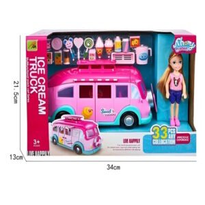 MUÑECA THAMY CON FOODTRUCK Y ACCESORIOS -BA53