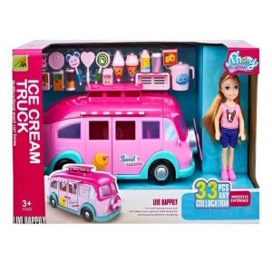 MUÑECA THAMY CON FOODTRUCK Y ACCESORIOS -BA53