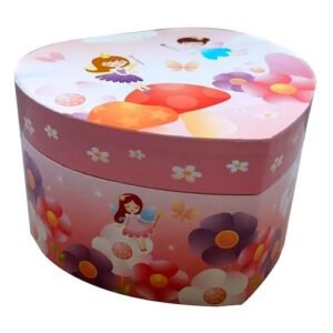CAJA MUSICAL CORAZON HADAS A CUERDA -FE516