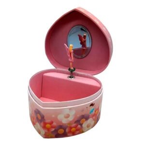 CAJA MUSICAL CORAZON HADAS A CUERDA -FE516