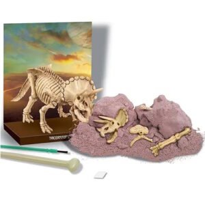 SET DE EXCAVACION ESQUELETO DE TRICERATOPS -FM228