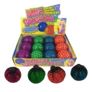 PELOTA SQUEEZE CON MALLA 7,5 CM -FT871