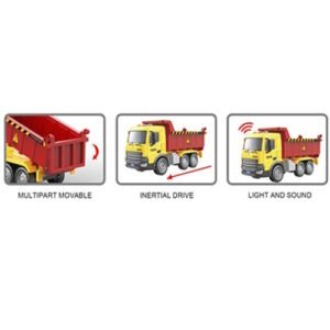 CAMION VOLCADOR CITY SERIES CON LUZ Y SONIDO -IK0724