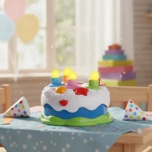 TORTA CON VELITAS  CON LUZ Y SONIDO -7032