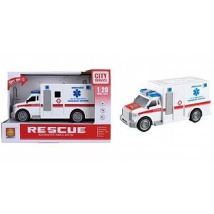AMBULANCIA CON LUZ Y SONIDO CITY SERVICE -53226