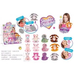 ANIMALITO DE PELUCHE CON IMAN PARA HOMBRO BLUMPY -80269