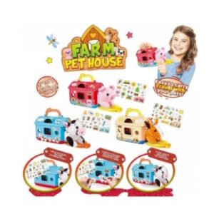 ANIMALES DE LA GRANJA DE PELUCHE CON CANIL BLUMPY -80270