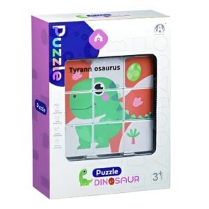 PUZZLE CUBOS X9 PIEZAS DINOSAURIOS -RP80