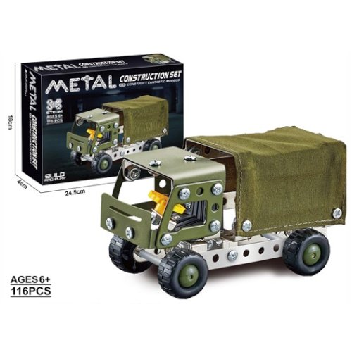 MECANO METAL CAMION UNIMOG 116 PIEZAS -ZY1681335