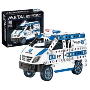 MECANO METAL CAMIONETA POLICIA 314 PIEZAS -ZY1681322