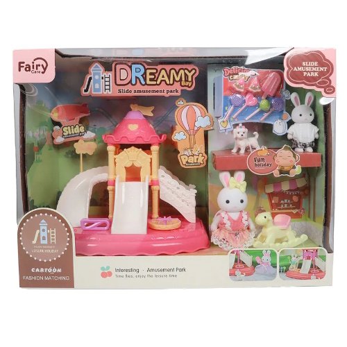 @ PARQUE DE DIVERSIONES CONEJOS CON ACCESORIOS BAY DREAMY -7087