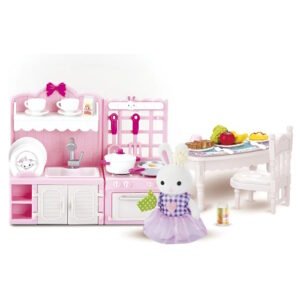 CONEJO CON COCINA COMEDOR CON ACCESORIOS BAY DREAMY -7161