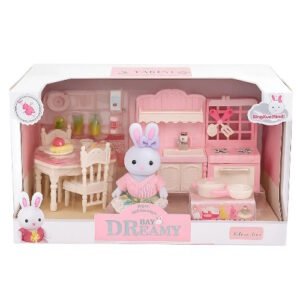 CONEJO CON COCINA COMEDOR CON ACCESORIOS BAY DREAMY -7161