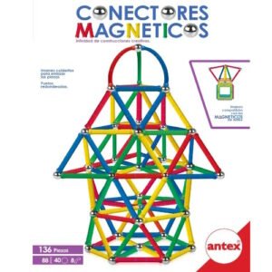 JUEGO CONECTORES MAGNETICOS 136 PIEZAS -1266