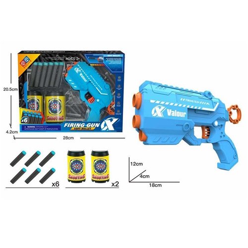PISTOLA LANZA DARDOS CON LATAS FIRING GUN -057/1245 - Image 2
