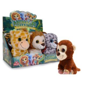 ANIMALES DE LA SELVA OJOS GRANDES 20CM -8302