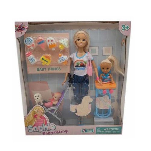 MUÑECA SOPHIE CON BEBE Y MASCOTA -035/0098 - Image 2