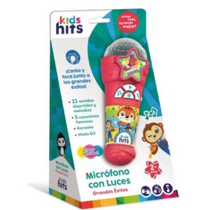 MICROFONO C/ LUCES Y SONIDOS KIDS HITS -KH16/004